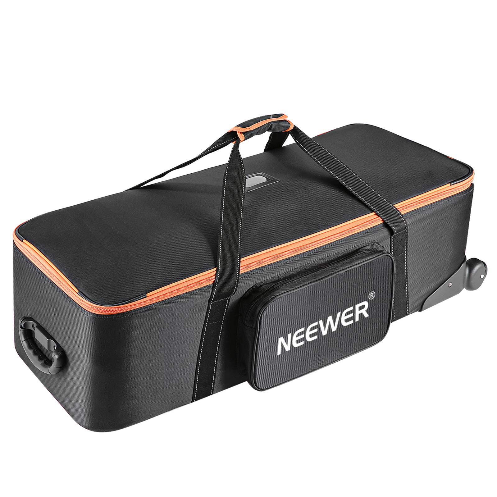 Neewer Valigia Borsa a Ruote Durevole per Attrezzature 96x39x29cm da Studio Fotografico, Imbottita con Ruote e Maniglia Ritrattabile, Treppiedi Luce Stroboscopica Ombrello Accessori