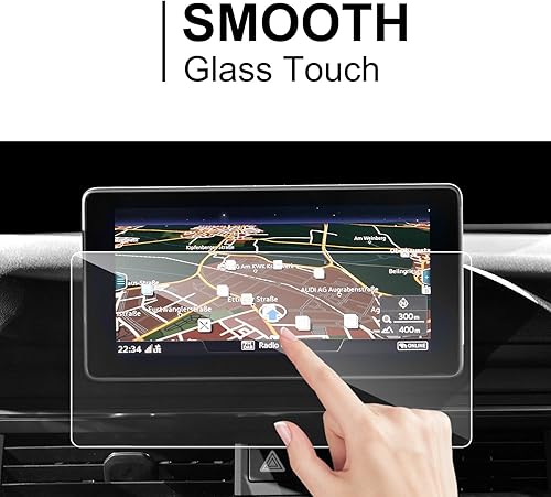 Miniatura 2 de LFOTPP Protector de pantalla de navegación para 2017 2018 2019 Audi A4 B9 A5 Allroad Q5 2 mmi 8.3 pulgadas, vidrio templado dureza 9H coche