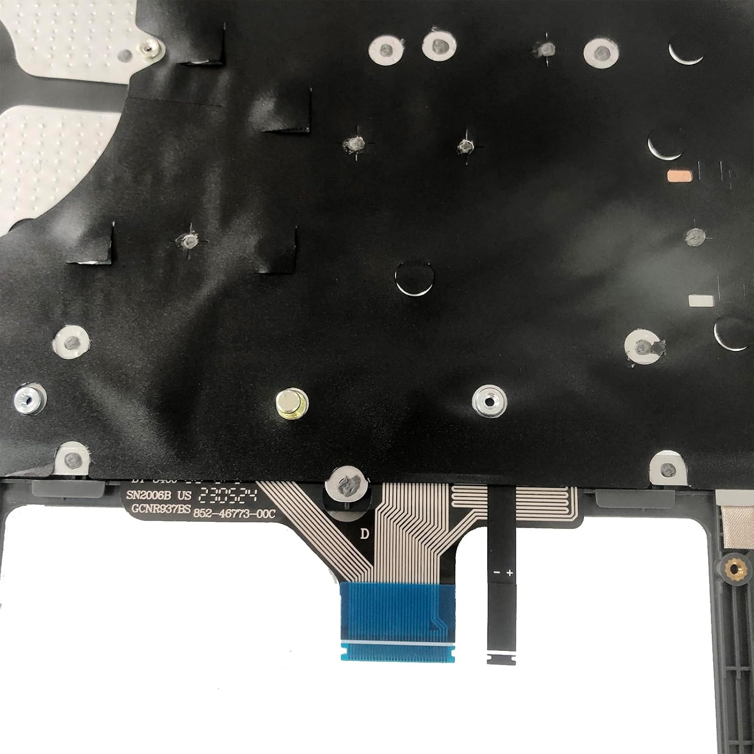 0R2DCD R2DCD Replacement for Dell Latitude 3440 E3440 Laptop Upper Top Cover Case Backlit US Keyboard Palmrest Assembly Part Gray