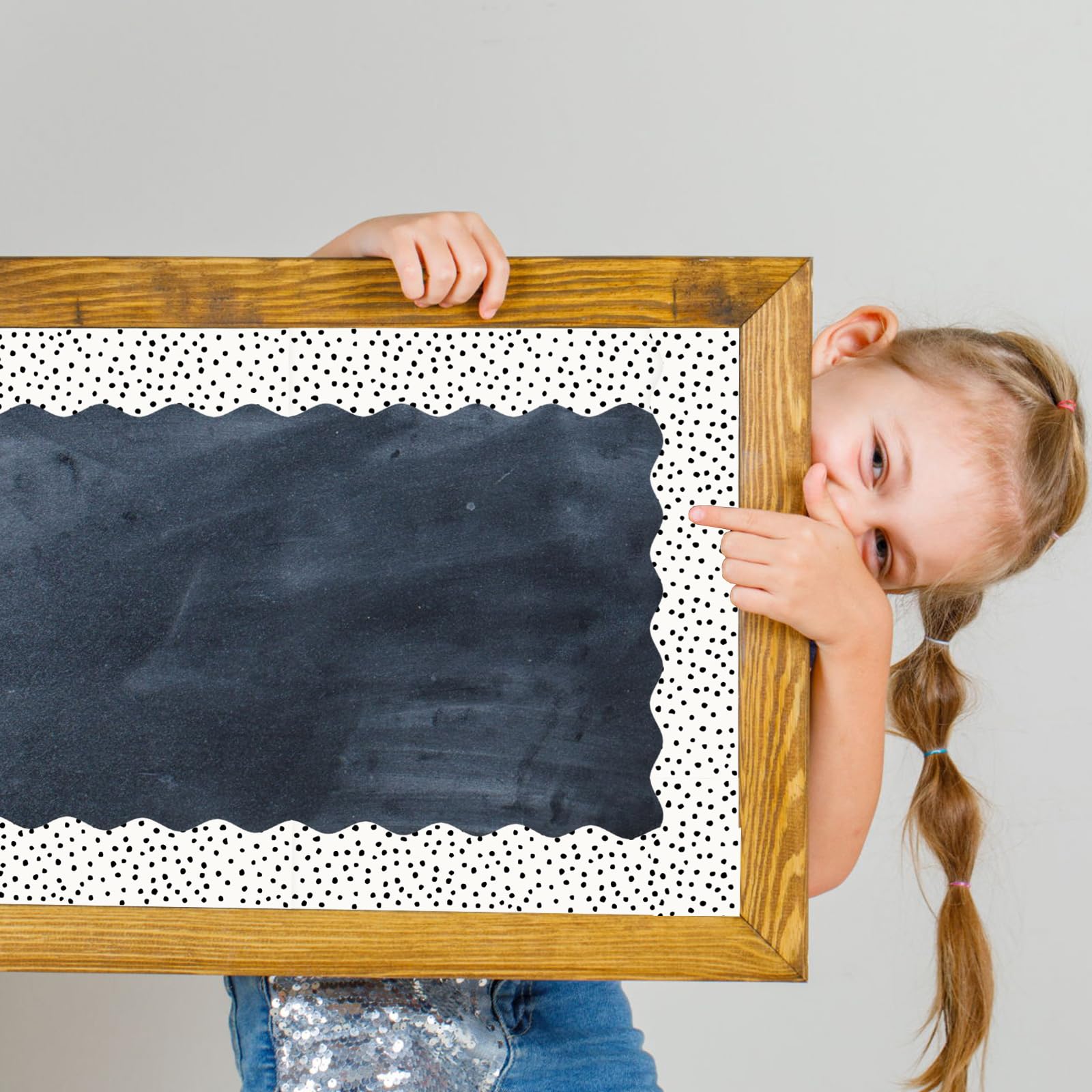 Black & White Bulletin Board Borders - 50 Feet -6 Black & White Bulletin Board Borders - 50 Feet -6