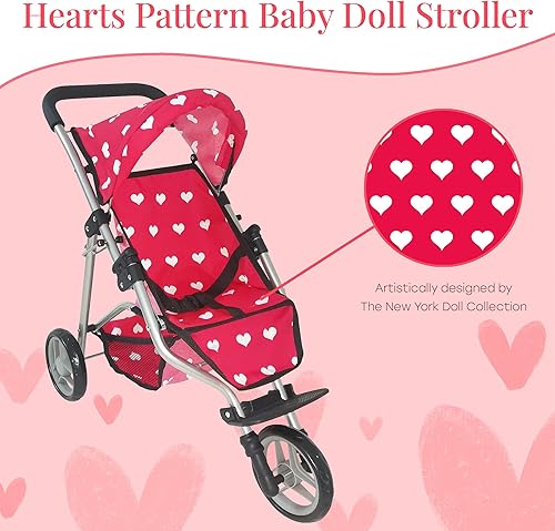 Miniatura 5 de Cochecito de muñeca para muñecas  Cochecito de juguete para niñas de 3 años  Cochecito de bebé para muñecas, cochecito de bebé para muñecas,