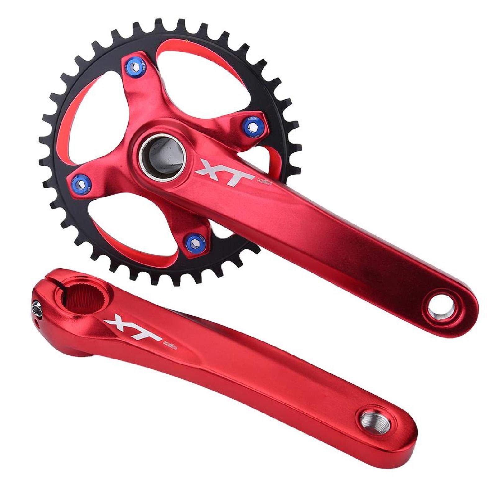 Pédalier MEROCA ESCARGOT 36T 104BCD En 7075 T6 Noir - Conique Carré, Pour VTT, Neuf