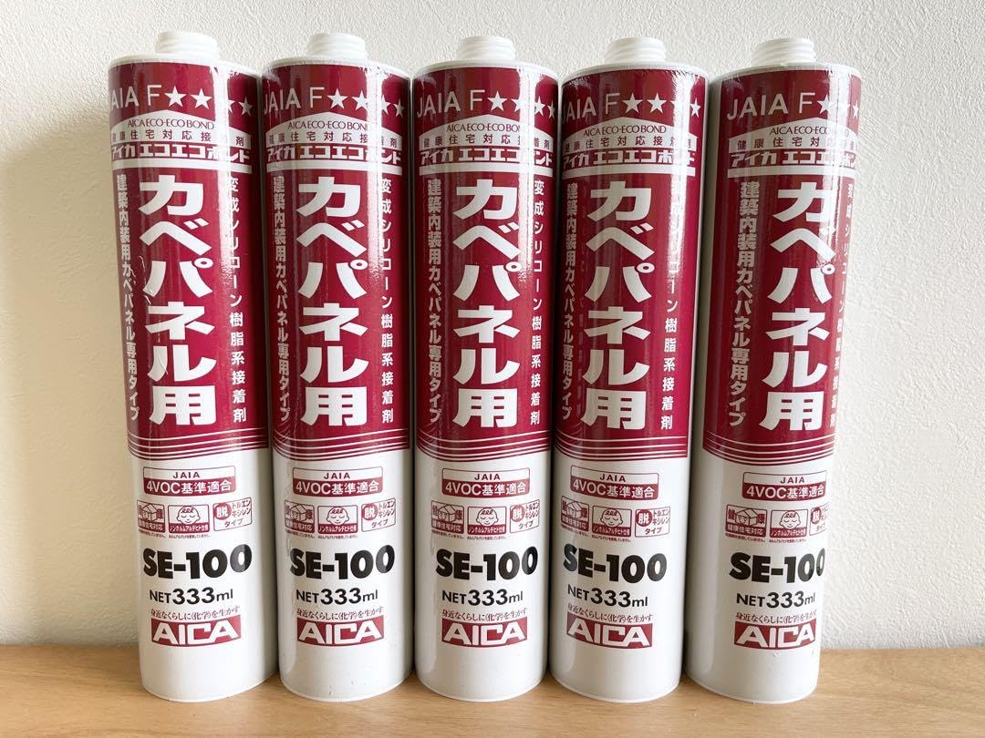 Amazon.co.jp: アイカエコエコボンド カベパネル用 SE-100 NET333ml 5 