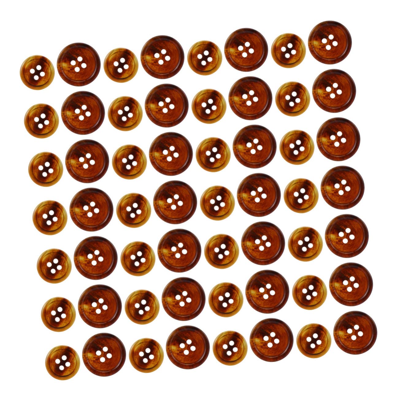 Ciieeo 2 Set 4 Fori Bottoni in Resina Con Bordo Fine Accessorio Da Cucito Per Maglieria Artigianato Scrapbooking 200 Pezzi * 2