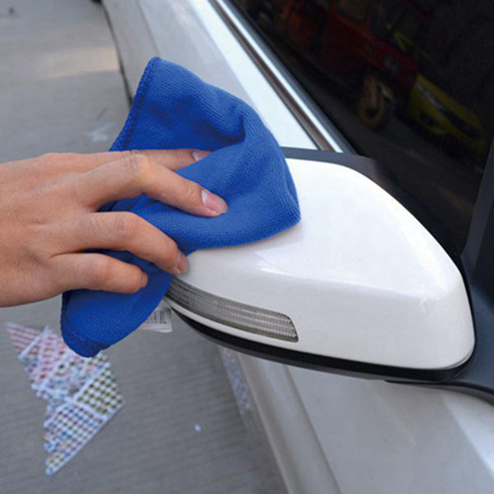 Toalla de Microfibra Absorbente de 200 Uds., Cuidado del Coche, Hogar, Cocina, Lavado, Paño de Lavado Limpio, Toalla