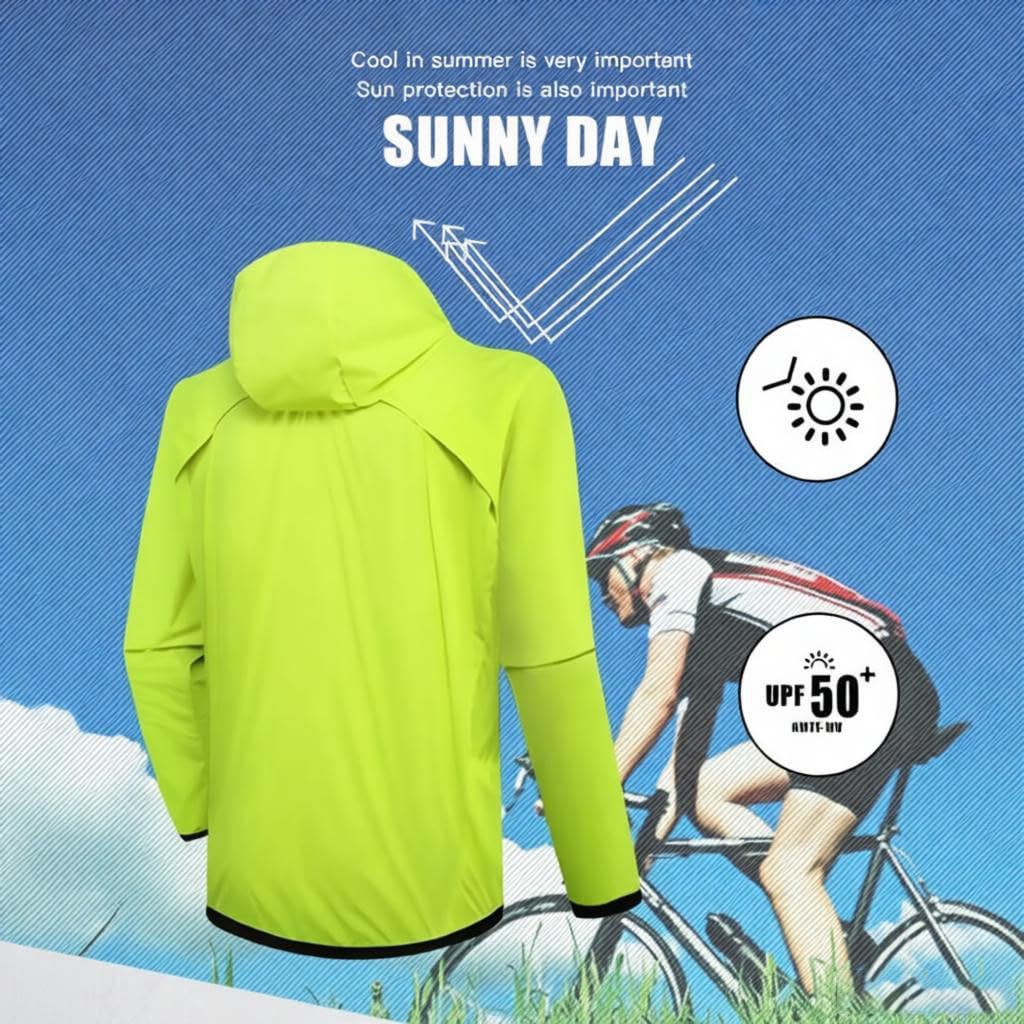 Kurtka rowerowa, męska, damska, oddychająca, na lato, ochrona przed promieniowaniem UV, kurtka rowerowa, wodoszczelna, kurtka wiatrówka, softshell kurtka turystyczna, do jazdy na rowerze