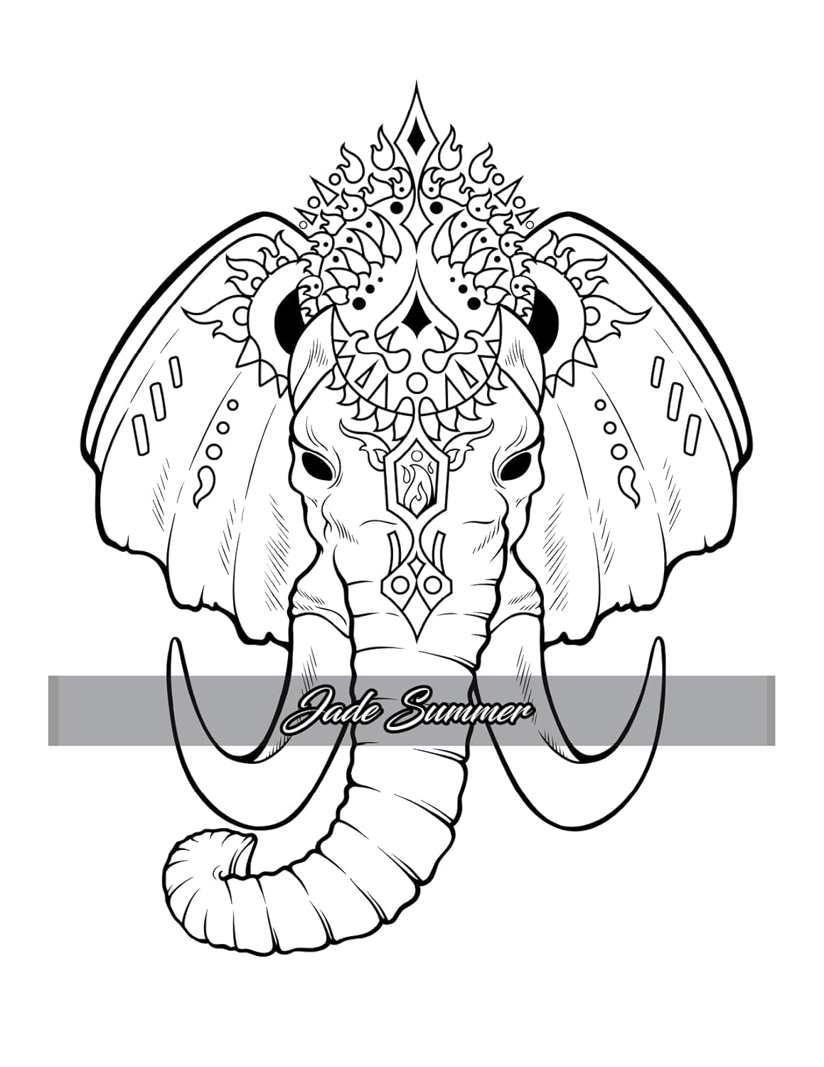 100 Tattoos: Tattoo Coloring Book for Adults with Incredible Designs of Animals, Flowers, Fantasy, Skulls, and More! - Image 58