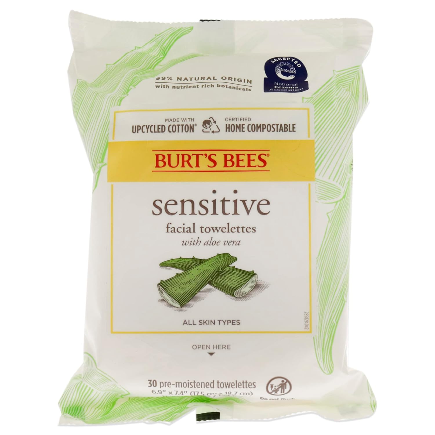 Burt's Bees Facial Cleansing Towelettes for Sensitive Skin