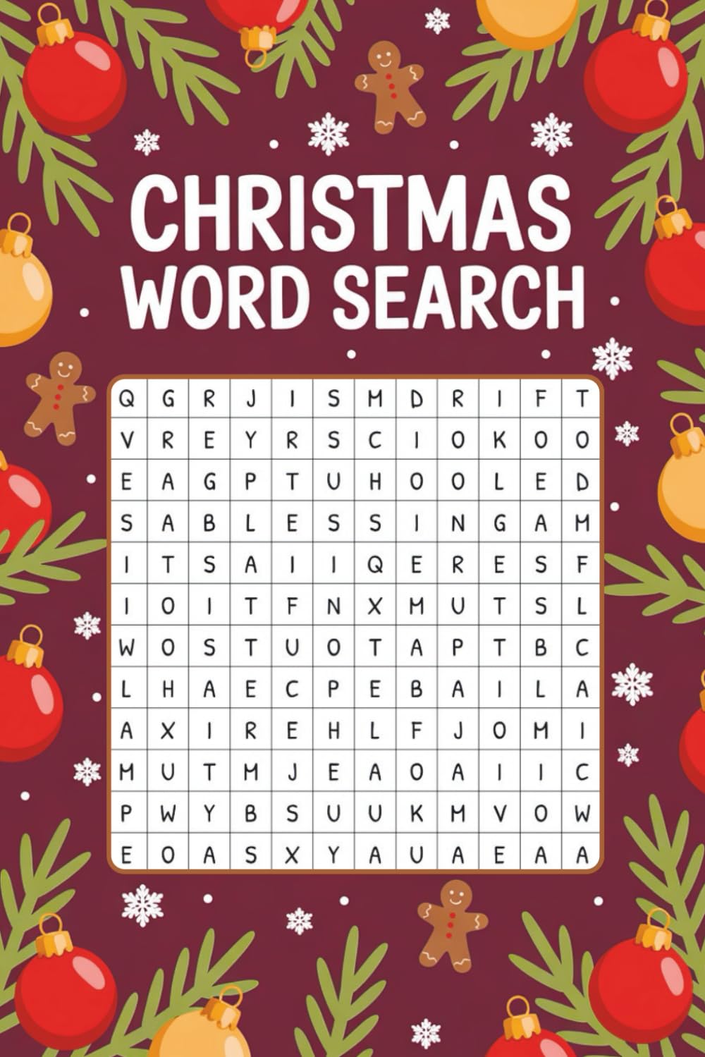 Stocking Stuffers for Teen Girls: Christmas Word Search: Holiday Gift for Teenagers With Over 80 Grids of Festive Fun