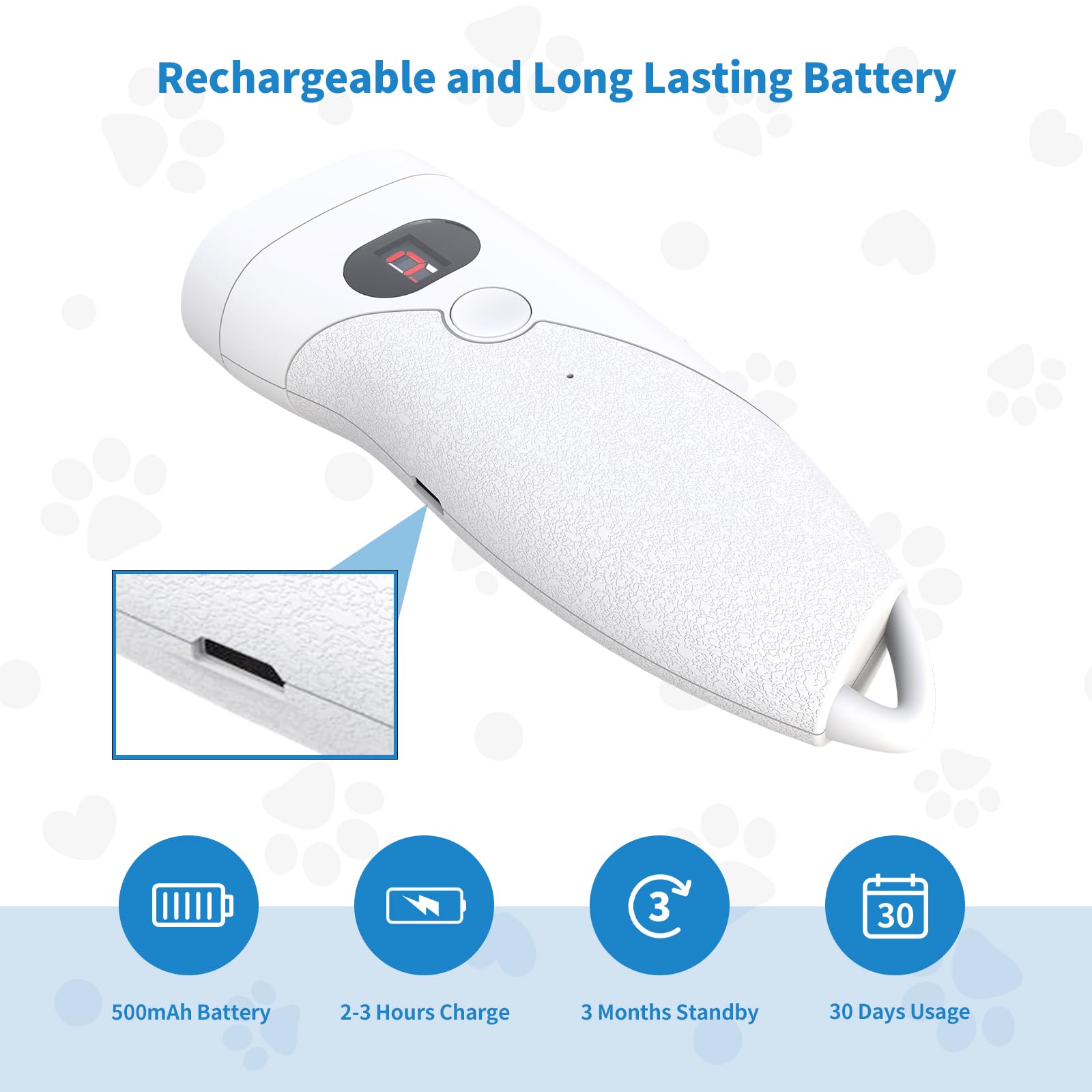 Dispositivo Antiabbaio Ad Ultrasuoni Per Cani Ankrs - Portatile, 9 Livelli, Ricaricabile USB | Con Torcia LED - Foto 10