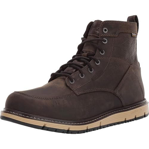 KEEN Utility Men's San Jose 6" Soft Toe Waterproof Wedge Work Boots