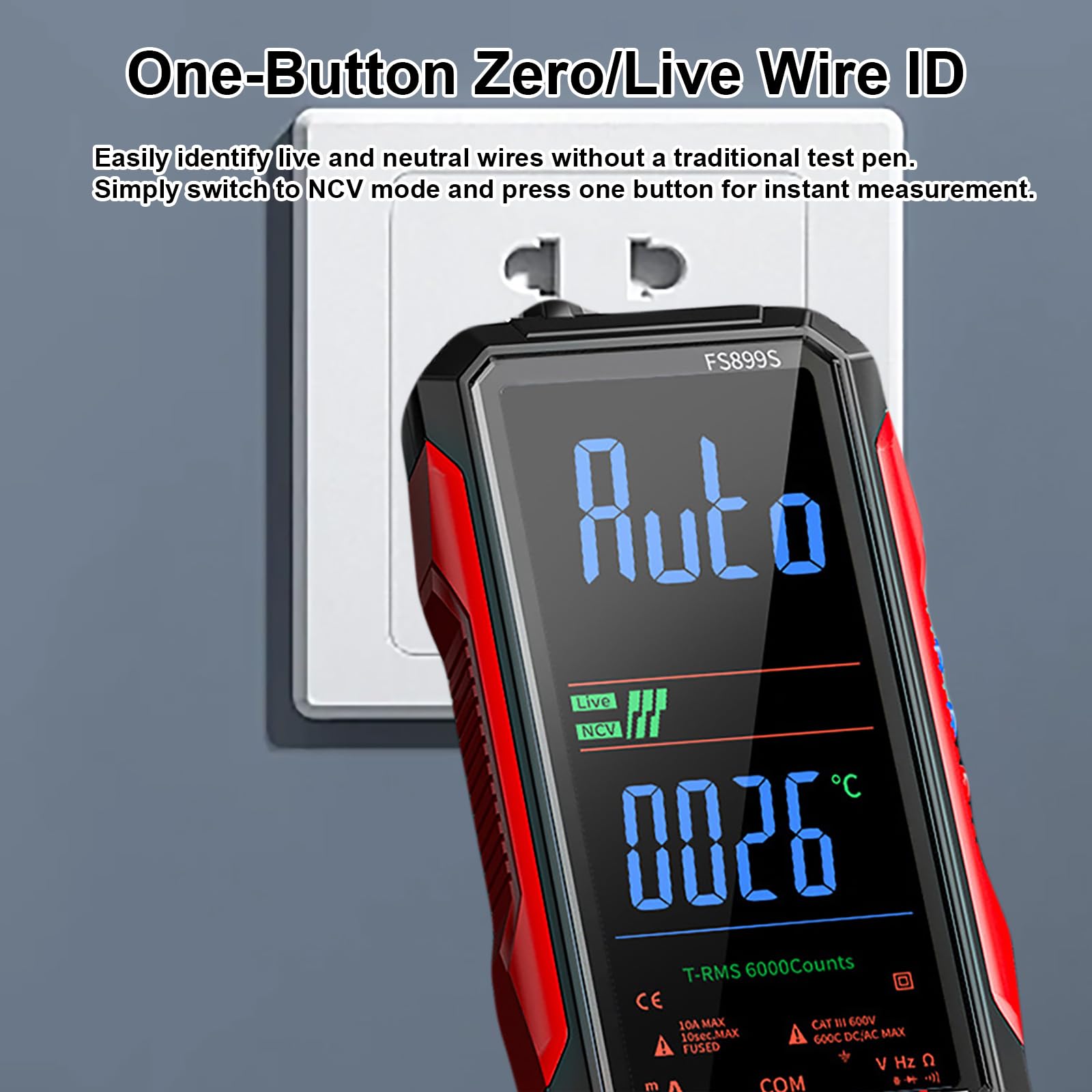 ZMI Digital Multimeter - 6000 Counts, Flashlight -2 ZMI Digital Multimeter - 6000 Counts, Flashlight -2