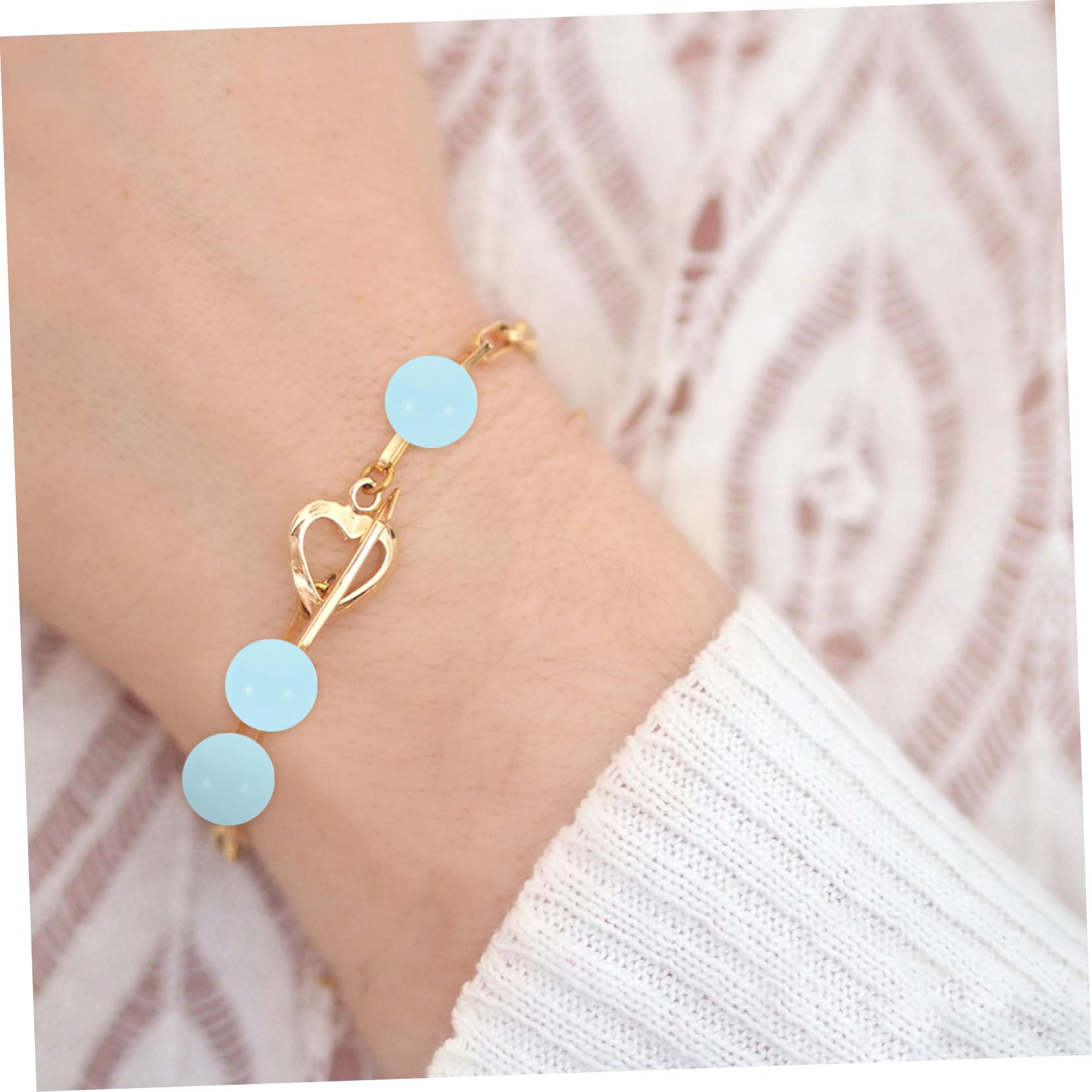 900 Stück Blaue Glasperlen Großloch Schmuckperlen Runde Pastellfarbene Glasperlen Für Armbänder Und Halsketten DIY Schmuck Bastelbedarf Für Kreative Projekte