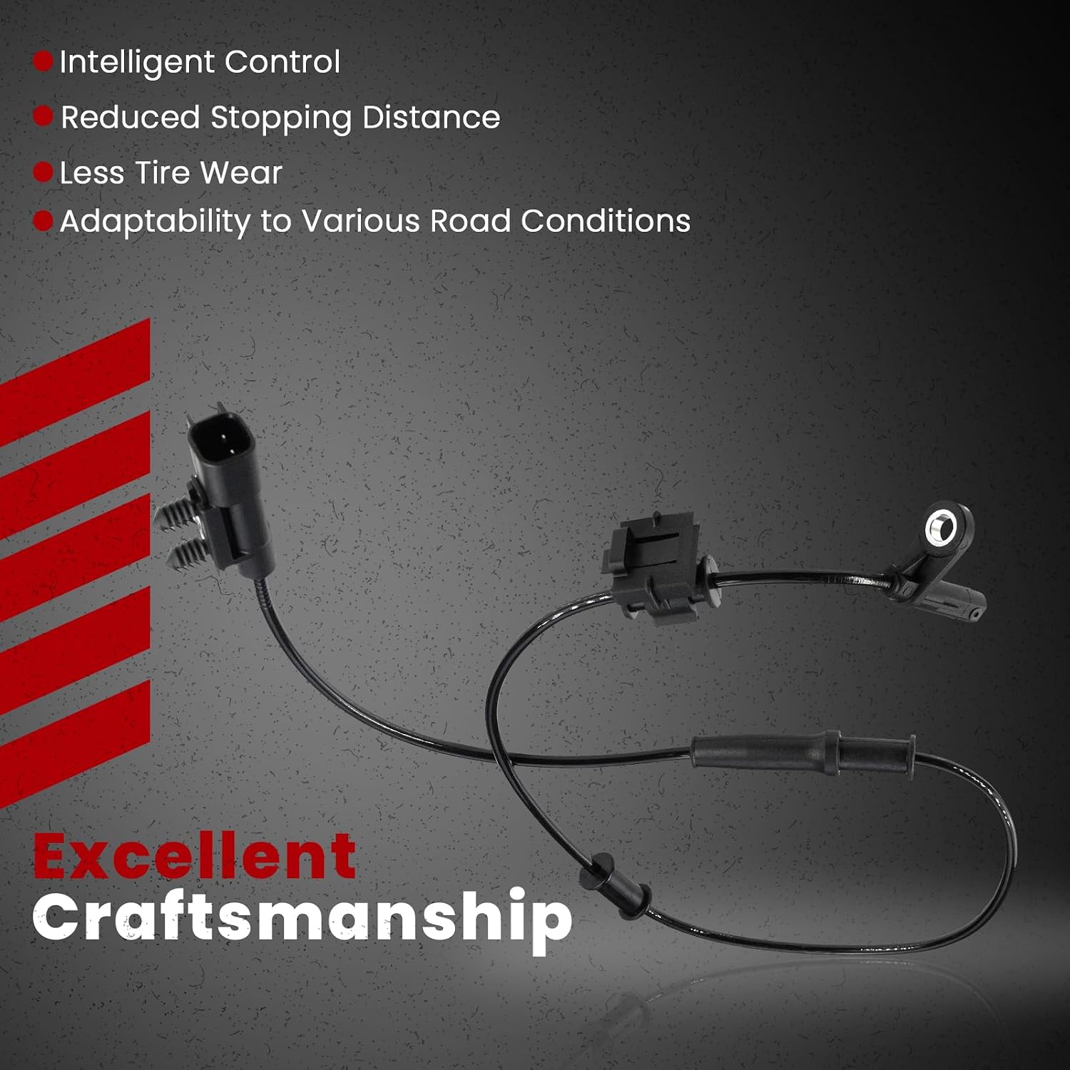 Rear Right ABS Wheel Speed Sensor for:-Dodge Challenger Charger 2011-2013 2015 2017-2020 3.6L 5.7L 6.2L 6.4L, for:-Chrysler 300 2011-2015 2017-2020 3.6L 5.7L 6.4L V6 V8 Replace# 4779642AA