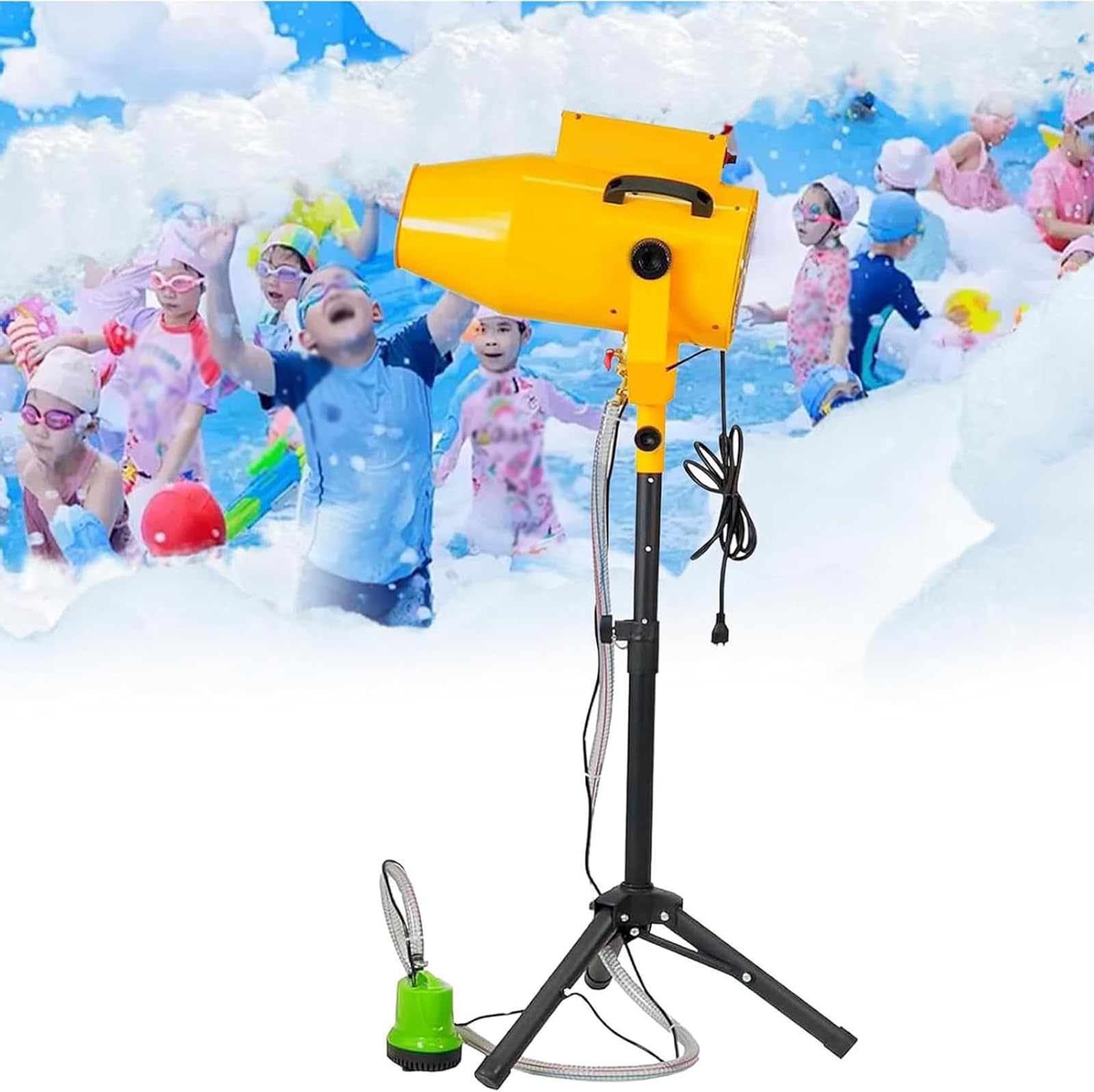 NHDVDVAV Large 1000W Foam Machine,Party Foam Cannon,Adjustable Angle