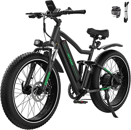 HITWAY Bicicleta eléctrica 26 * 4,0" Fat Tire, 250W 48V15Ah