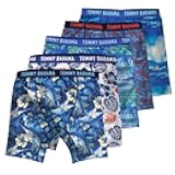 Boy's 5-Pack Athletic Compression Shorts - Soft, Tag Free Sports Underwear Multipack for Kids and Toddlers