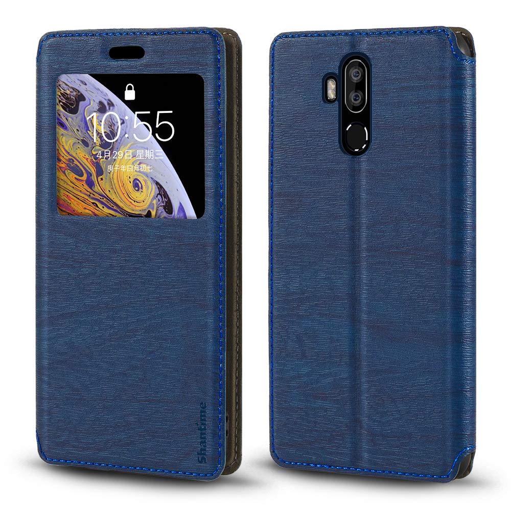 Custodia Flip In Pelle PU Con Finestra Di Notifica E Chiusura Magnetica Per Oukitel K9 – Portacarte, Supporto E Protezione Totale