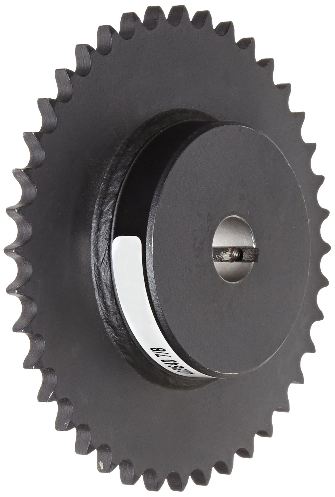 Martin Roller Chain Sprocket, Bored-to-Size, Type B Hub, Single Strand, 40 Chain Size, 0.5