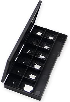 Huanyu M1 Grade Stainless Steel Digital Scale Calibration Weights Kit Set,12 pcs 1mg-500mg
