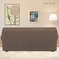 Vista 4 de Easy-Going - Funda elástica sobredimensionada para sofá, 1 pieza, protector muebles, suave, parte inferior elástica, para niños, tela jacquard