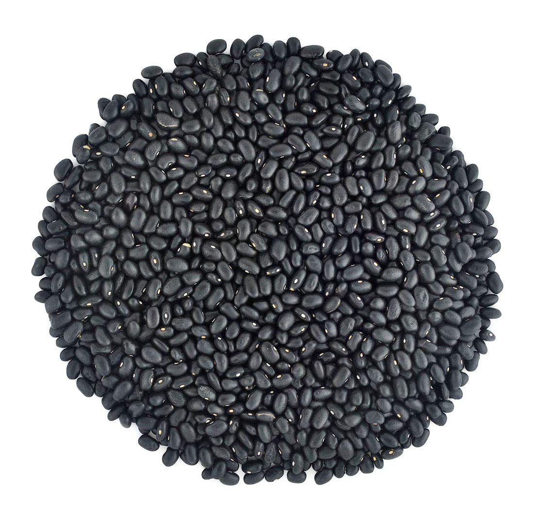 Organic Black Turtle Beans- Fiber & Protein rich, Raw, Non-GMO, Vegan Bulk-10LB