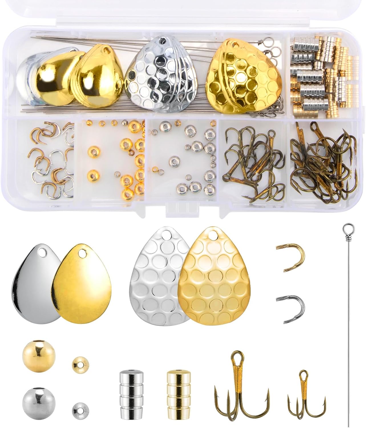 1720 Piece Lure Making Kit 1720-Pieces Spinner Making Kit, Walleye
