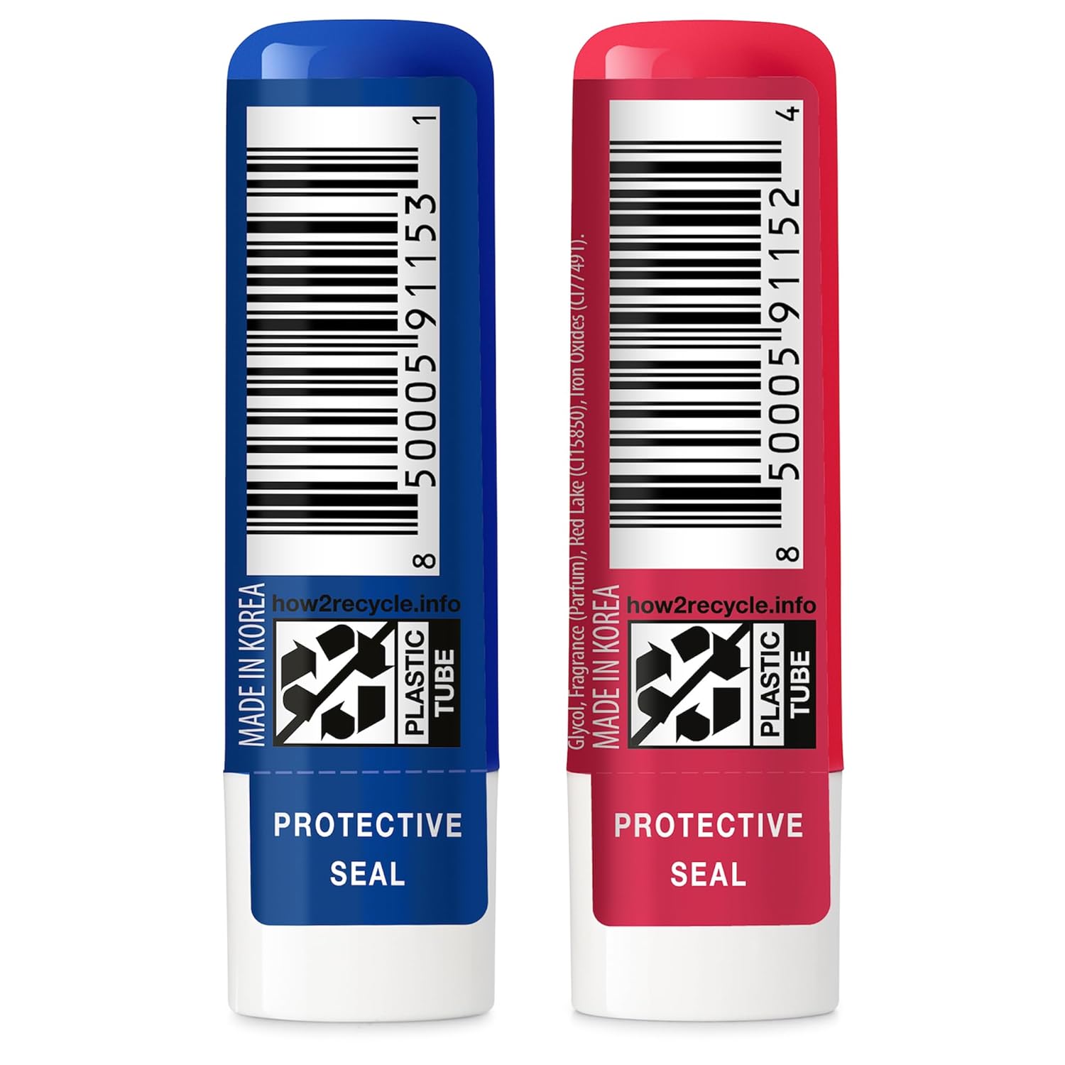 Vaseline Lip Therapy Bulk Lip Balm Rosy Lips & Original 12-Packs, 24 Sticks Total, 0.16 Oz Ea