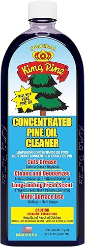 Miniatura 10 de Aceite de pino concentrado, limpiador multisuperficie, fuerza industrial, negro original, 12 fl oz (1)