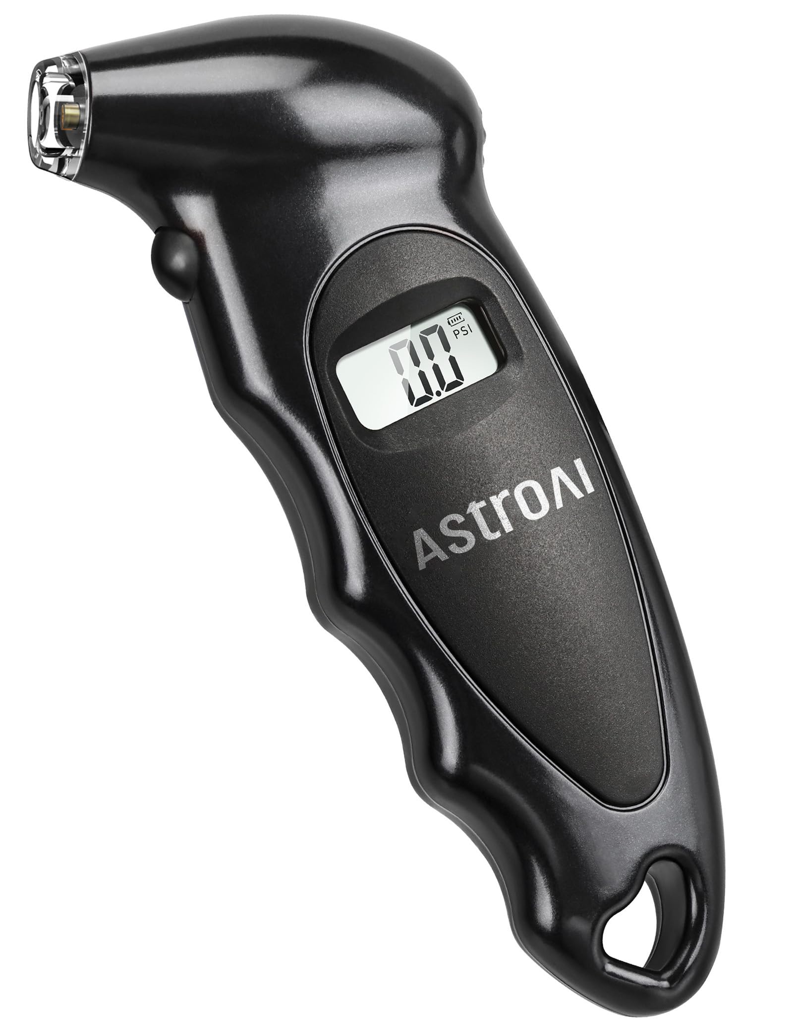 AstroAI Digital Tire Pressure Gauge Calibrated to ANSI B40.7 +/-1PSI, Accurate in 0.1 Increments, Tire Repair Tools 4 Pressure Measurements for Car Truck with Backlight LCD, Black