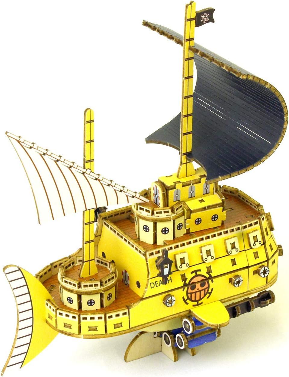 One Piece Polar Tang Model - One Piece Model Kit Series - Japanese Miniature Wooden 3D Puzzle - Fun DIY Wood Craft Kits for Adults
