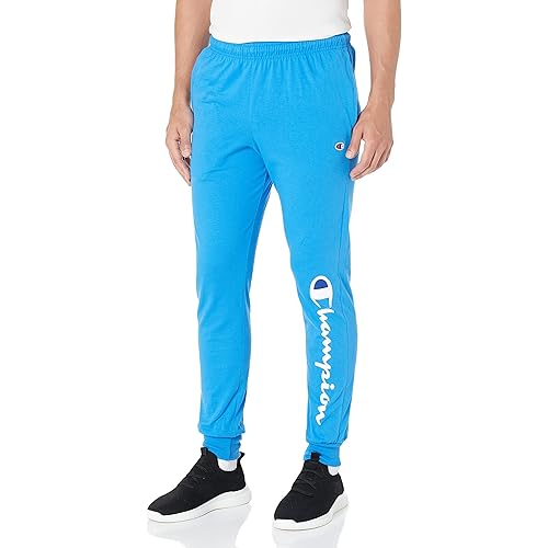 Champion Men's Joggers, Lightweight Lounge Pants, Jersey Graphic Pants for Men, 31"