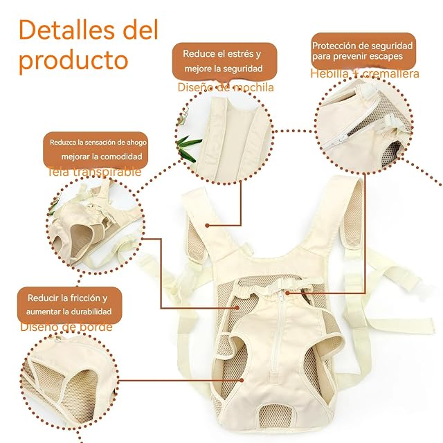 Foto 3 de 6 de Colenumone Mochila transportadora para perros