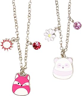 Squishmallow Premium BFF Necklaces -Squishmallow Better Girls Jewelery - one Squishmallow for you one for your BFF - Ages 3+