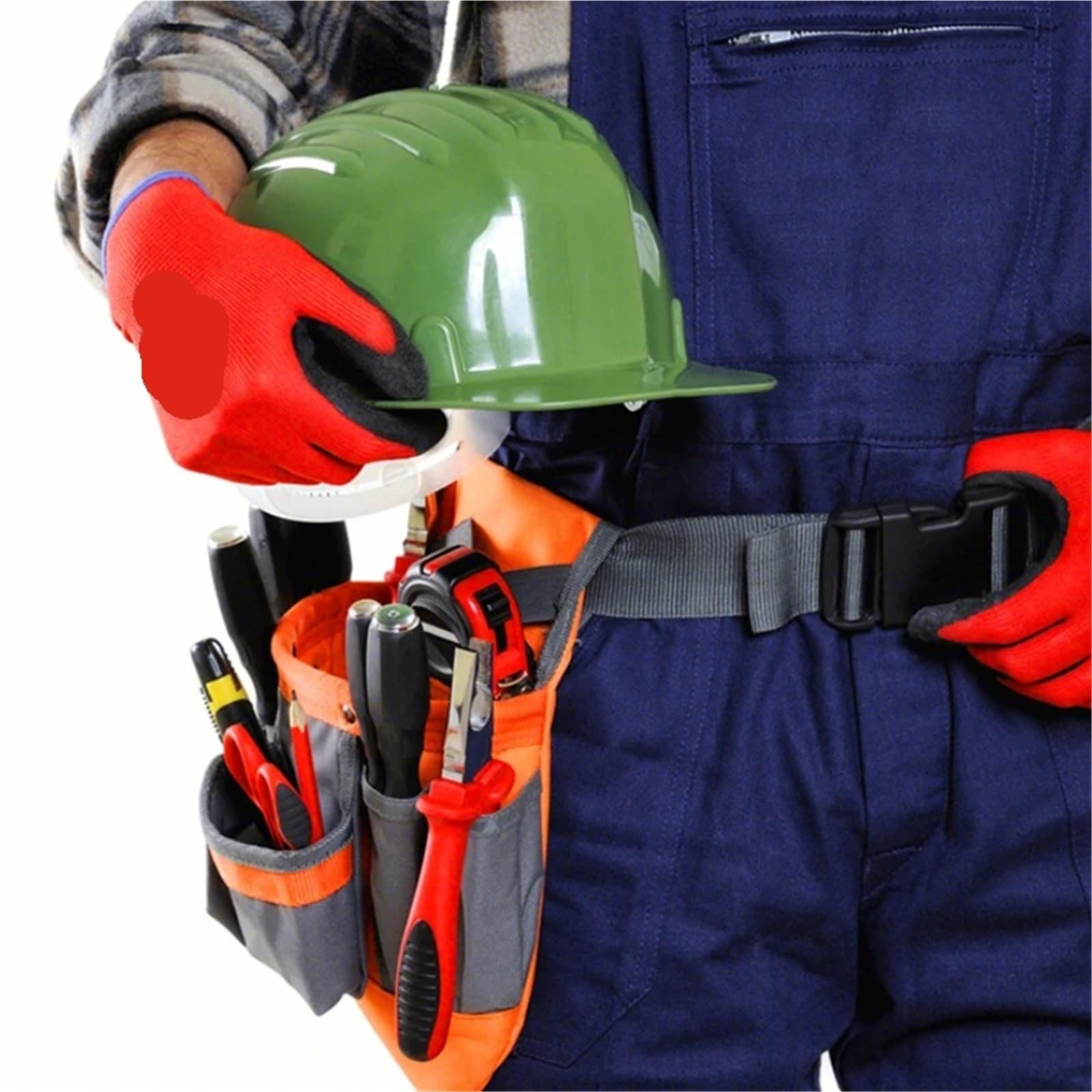 Generico 10 paia di guanti da lavoro di sicurezza in lattice di gomma spessa - Guanti antiscivolo rivestiti sul palmo for lavori di meccanica e giardinaggio(XL)