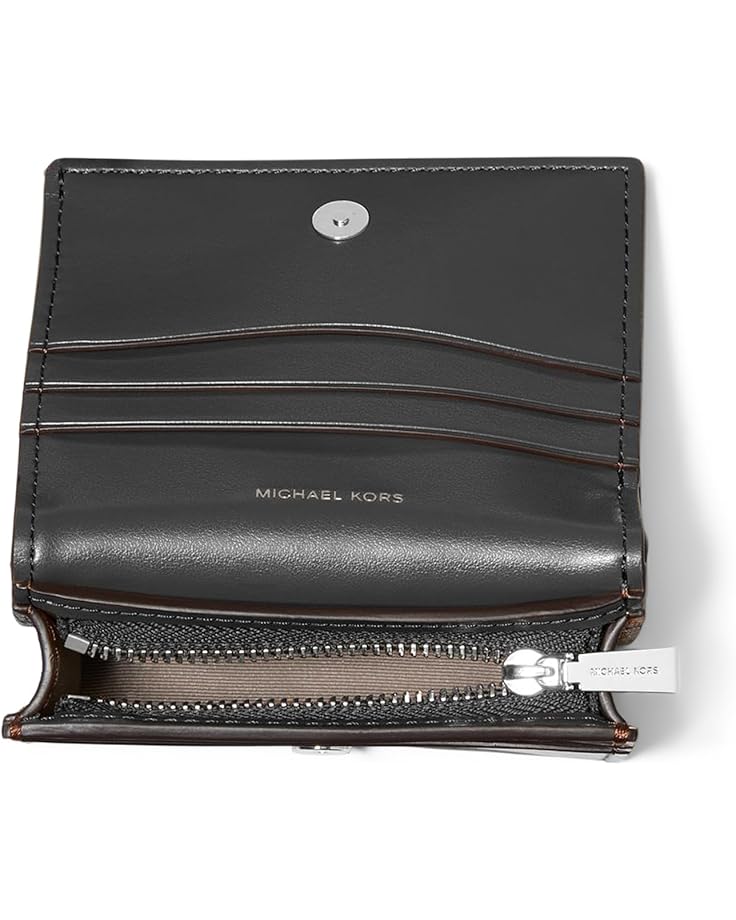 (取寄) マイケルコース レディース ハミルトン スモール コンパクト ウォレット MICHAEL Michael Kors women Hamilton Moderne Small Compact Wallet Vanilla/Acorn MICHAEL Michael Kors Hamilton Moderne Small Compact Wallet