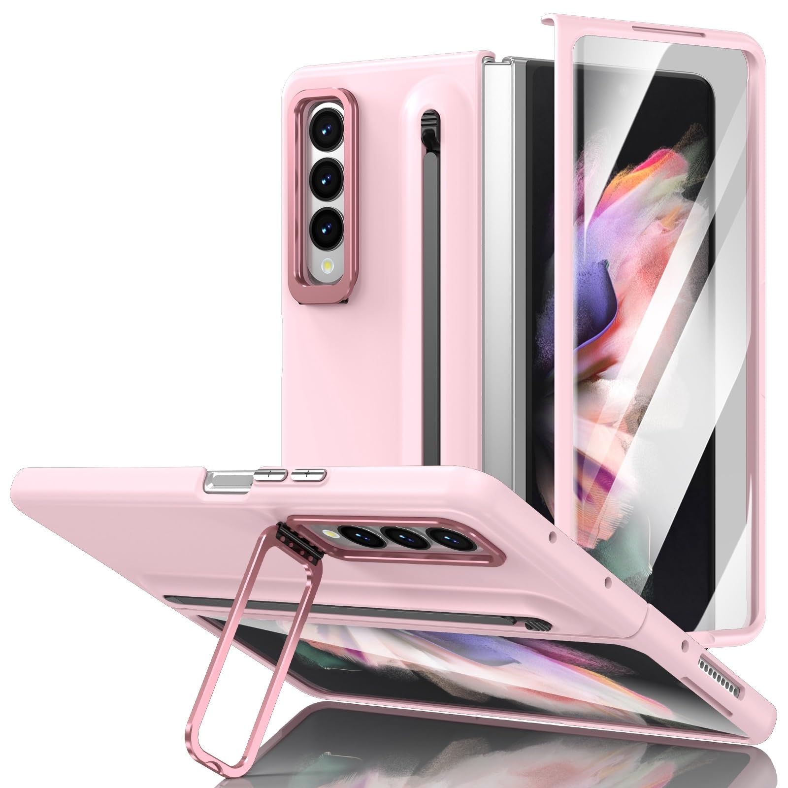 Samsung Galaxy Z Fold 3 Case with Built-in New Compact S Pen Slot - 8