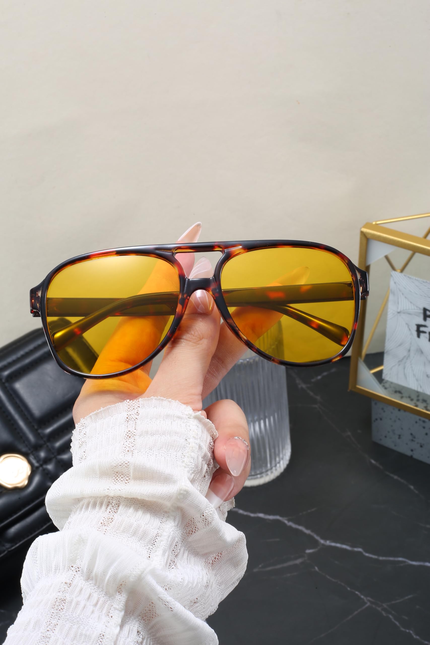 100 Stück Retro Piloten-Sonnenbrille, breiter Rahmen, klassischer Stil der 70er Jahre, UV400-Schutz, 100 Stück (8462), 100 Stück (8462)