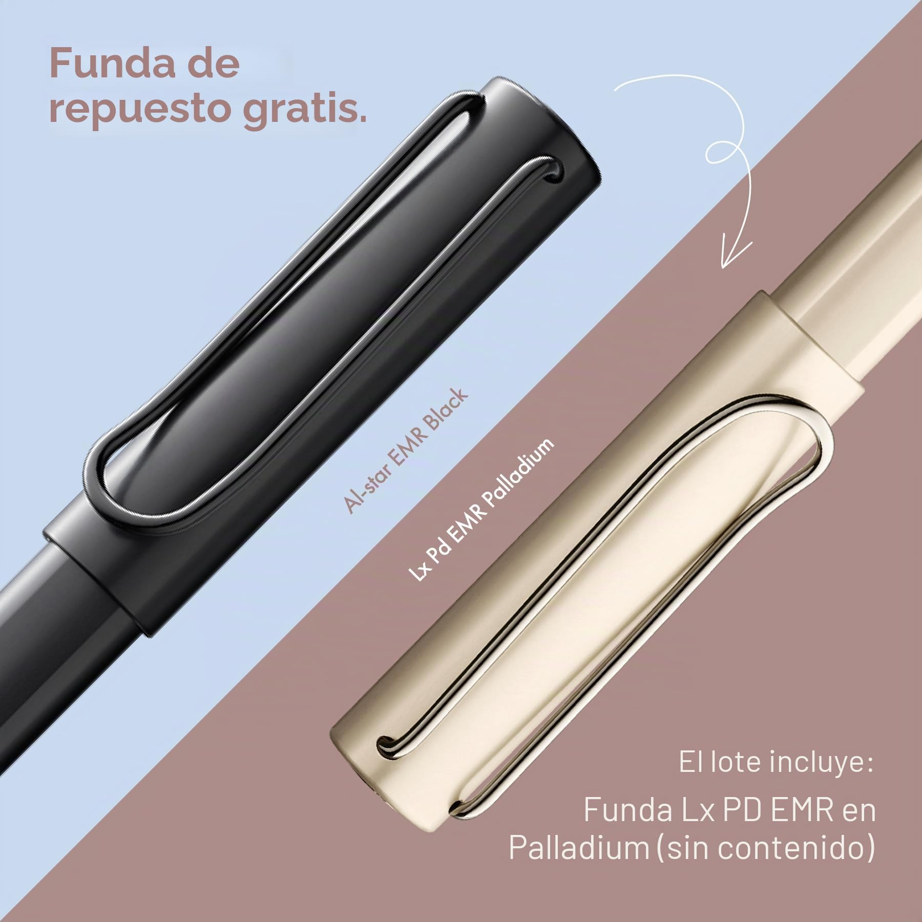 Lamy AL-Star EMR Stylus Stylus Stylus & Lamy LX EMR Stylus Pen - Estuche vacío, lápiz Digital para tabletas, Smartphones y portátiles, Puntas de Contacto PC/EL Intercambiables, sin Pilas