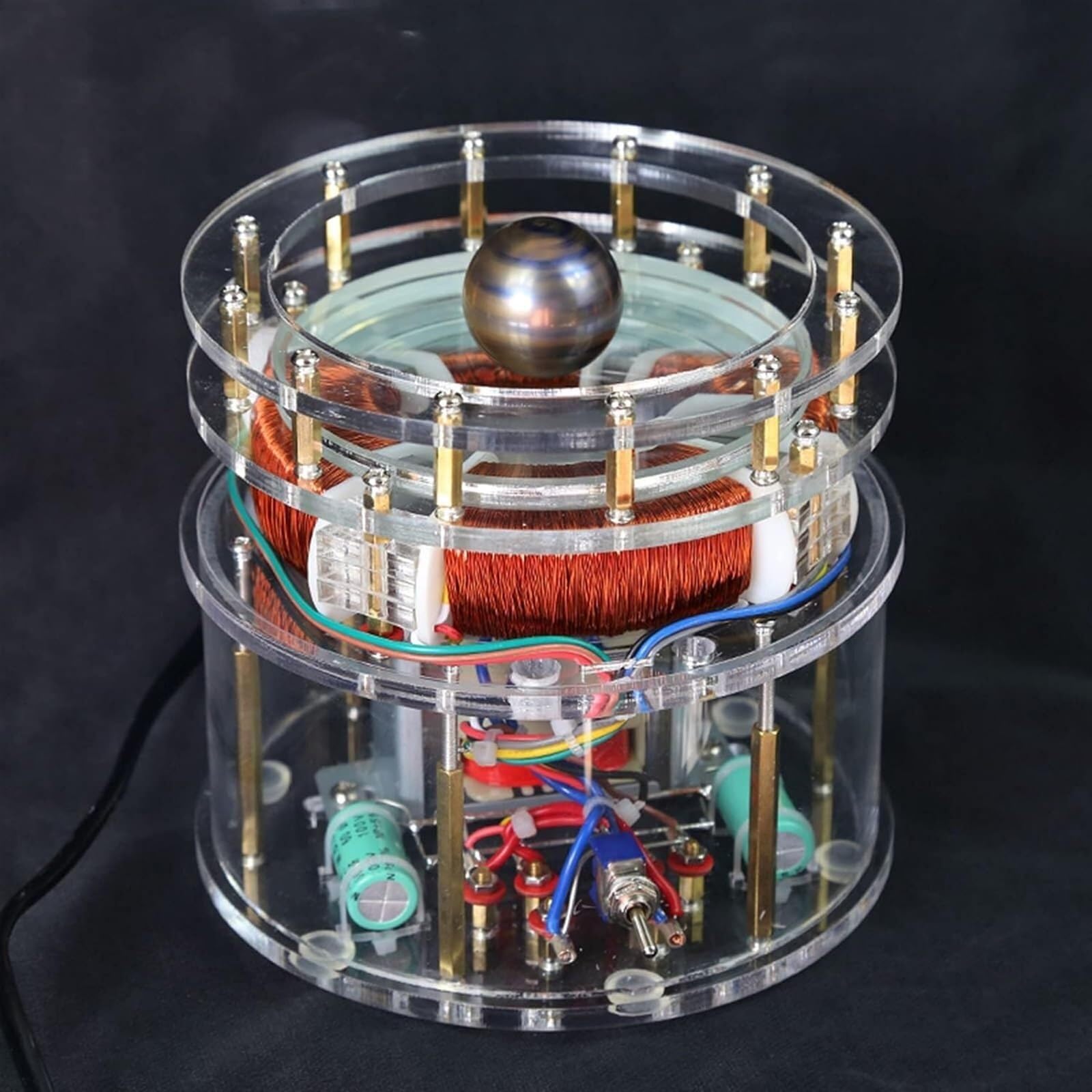 Egg of Columbus AC-Motorspule, Mini-Modell mit rotierendem Magnetfeld, experimentelle Lehrmittel, kreative Geschenke for Kinder und Jugendliche