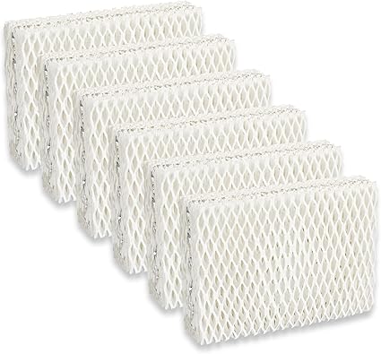 kakofaci 6 Pack WF813 Humidifier Filters Replacement Compatible with Equate EQWF813 PCWF813 Relion RCM832 RCM-832N Protec RWF813 EQ-2119-UL PCCM-832N Cool Mist Humidifiers Wick Filter