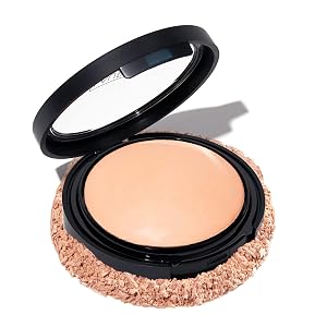 LAURA GELLER NEW YORK Baked Double Take Powder Foundation - Fair - Buildable Medium to Full Coverage -