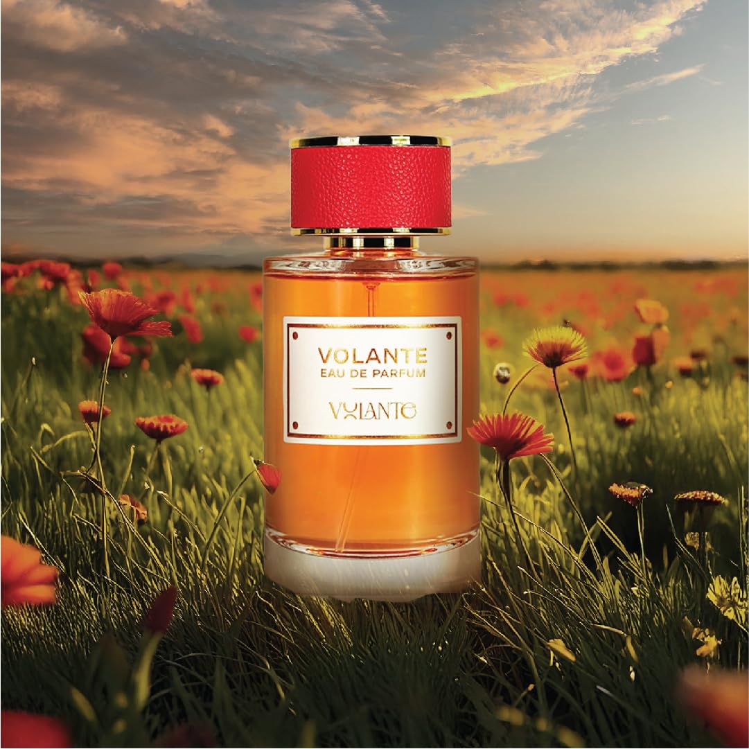 VOLANTE Eau de Parfum for Women - 100ml - Floral Chypre Women’s Perfume & Fragrances with Red Fruits, Mandarin, Jasmine & Tuberose - Cruelty-Free & Long-Lasting Vanilla Perfume - Made in France