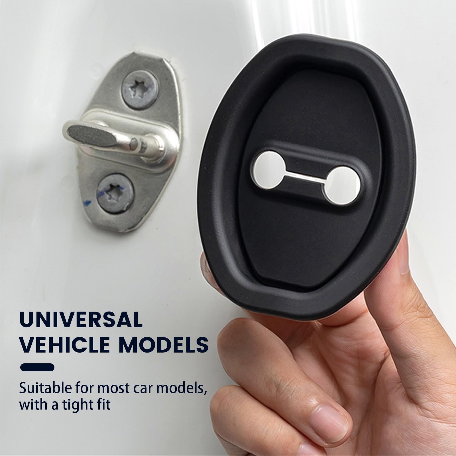 Couvercles De Serrure Porte Pour Maserati Grecale – Lot De 4, Protection Anti-Poussière Et Eau, Installation Adhésive