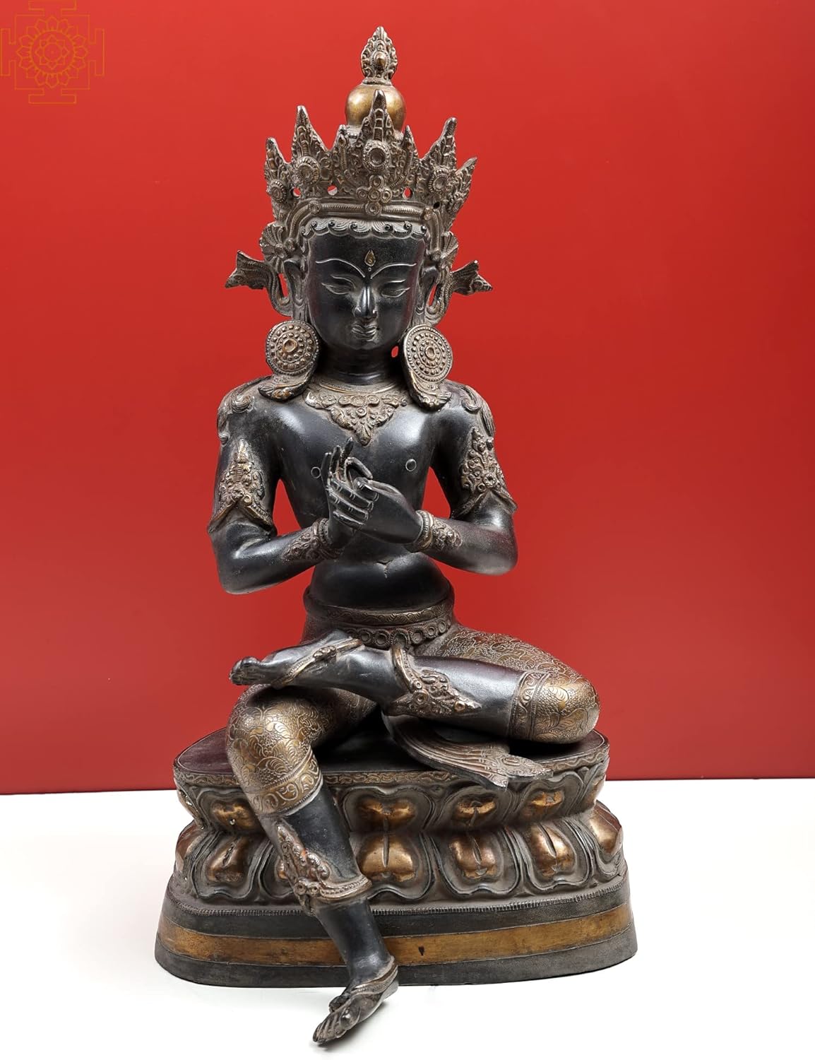 Exotic India 22" Vajrasattva | Handmade - Brass