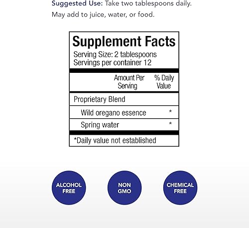 Miniatura 2 de Physician's Strength Esencia de orégano silvestre, 12 onzas líquidas, hidrosol totalmente natural, soporta los niveles de oxígeno, sin OMG y sin