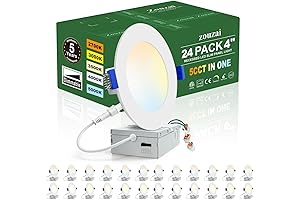 zouzai 24 Pack 4 Inch LED Recessed Ceiling Light