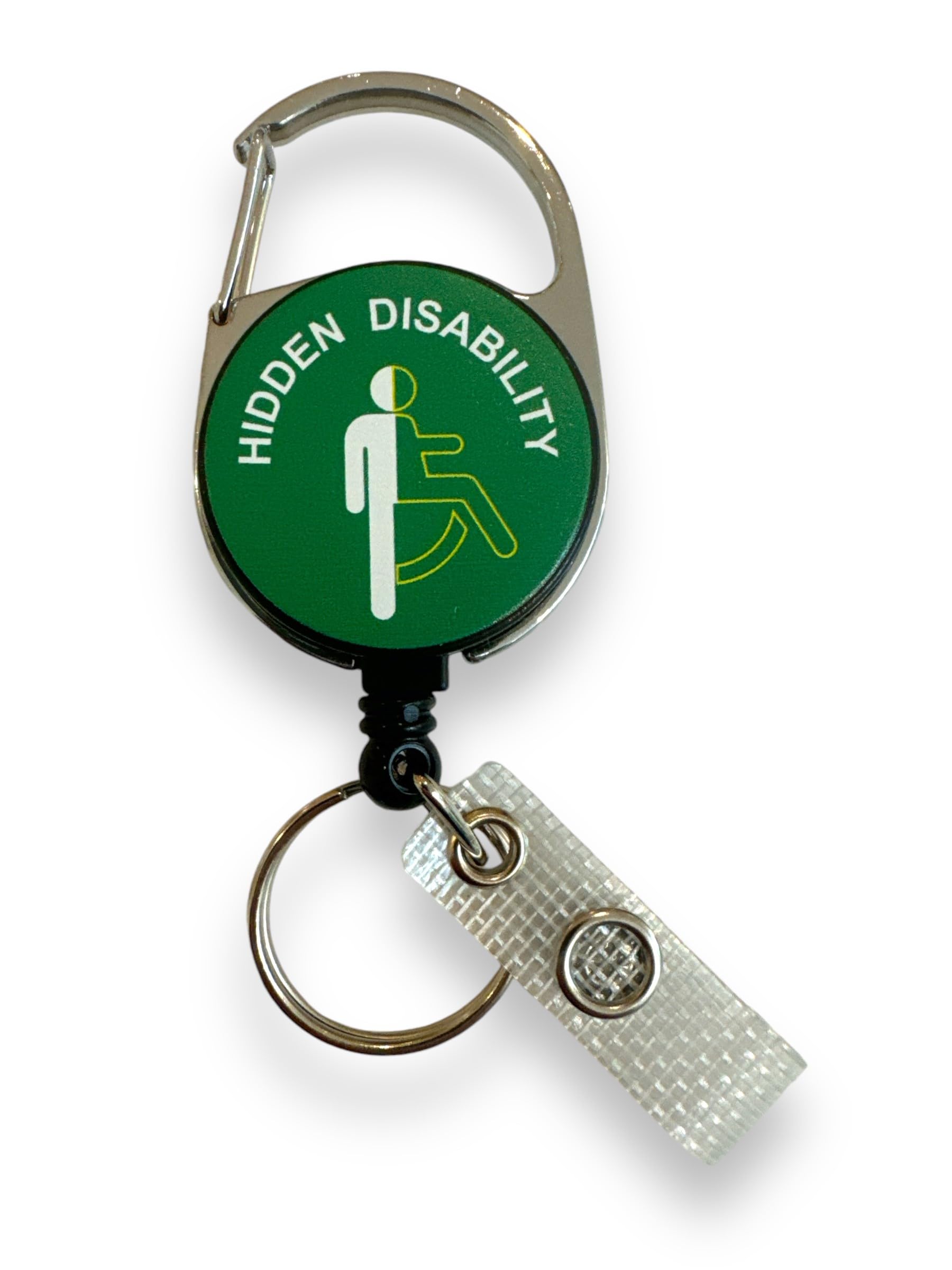 Hidden Disability Retractable Badge Reel with Belt Clip (10)