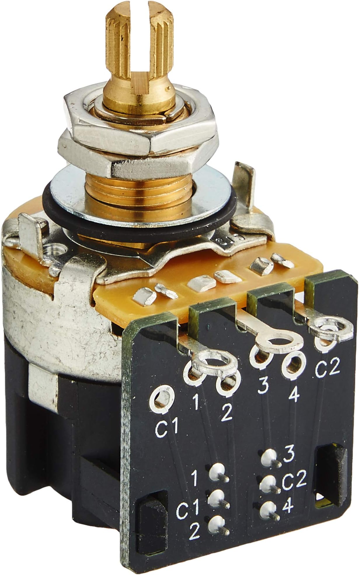 Allparts CTS 500K Push/Pull Split Shaft Audio DPDT Potentiometer