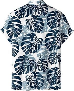 Camicia Hawaiana Uomo In Cotone Puro - Abbigliamento Uomo